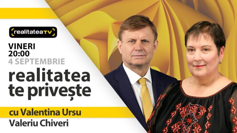 Agenda - Valeriu Chiveri, viceprim-ministru pentru Reintegrare, invitat la “Realitatea te privește”