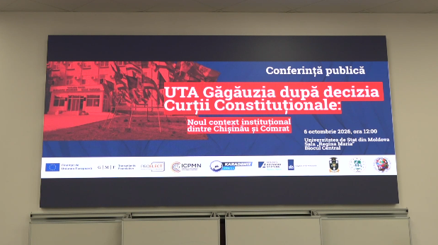 Conferință de presă „UTA Găgăuzia după decizia Curții Constituționale. Noul context instituțional dintre Chișinău și Comrat”