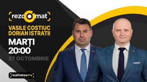Actualitatea politică, &icirc;n dezbateri! Deputații Dorian Istratii și Vasile Costiuc, invitați la Rezoomat