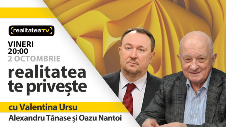 Agenda - Alexandru Tănase și Oazu Nantoi, invitați la “Realitatea te privește”